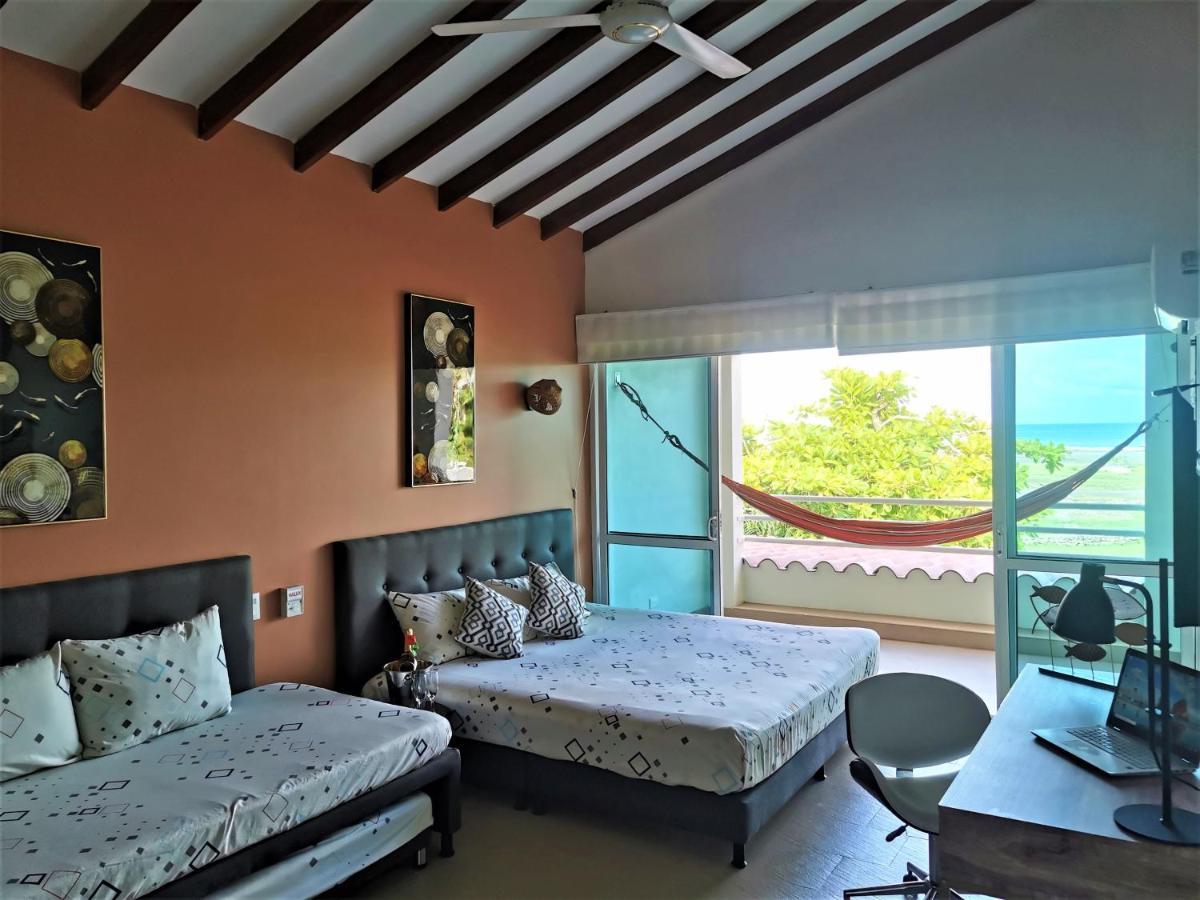 Beach Villa Sol & Mar Cartagena, Beachfront & Private Pool 외부 사진